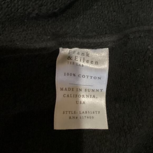 Frank & Eileen Effie Long Sleeve Funnel Neck Capelet In Black Size XS Top - Picture 11 of 12